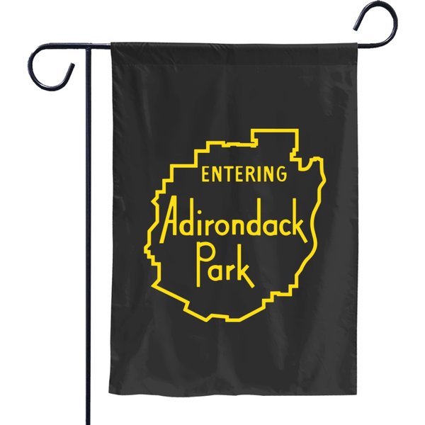 Entering Adirondack Park Sign Garden Flags-image