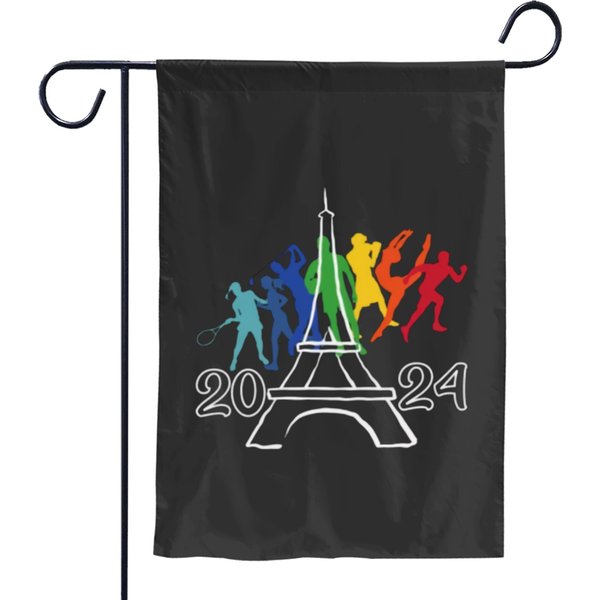 2024 Olympics Garden Flags, Olympics Merch Garden Flags