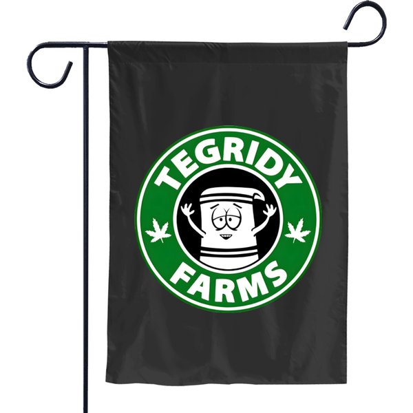 Tegridy Farms Garden Flags-image
