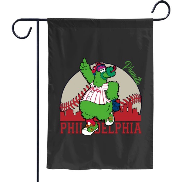 Baseball Dancing On Our Own Phillyvintage Phanatic Cartoon Garden Flags