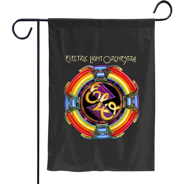 Electric Light Orchestra Elo Rock Black Unisex Size Garden Flags-image