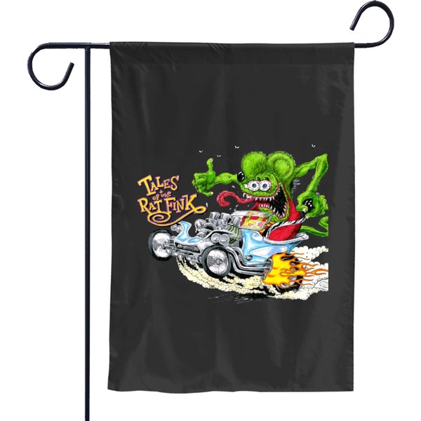 Rat Fink Classic Garden Flags-image