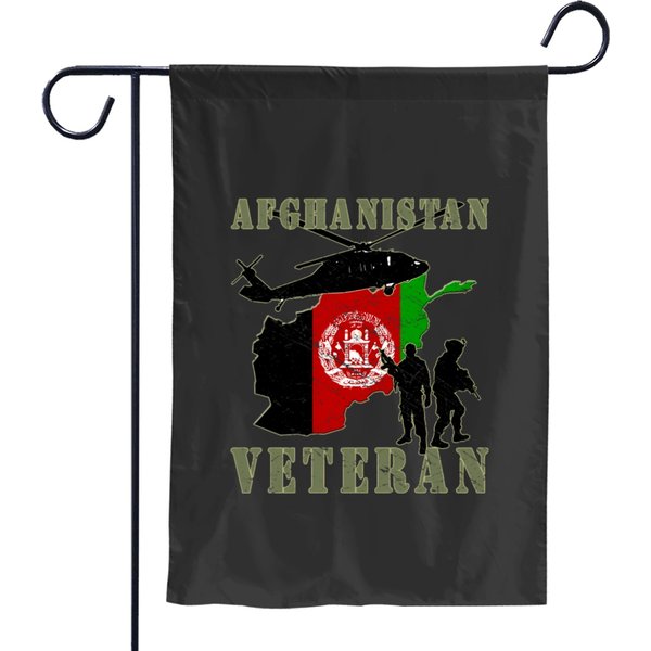 Afghanistan Veteran Garden Flags