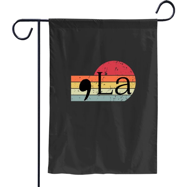 Comma + La - Kamala Harris Garden Flags, Kamala Harris President, Comma La Garden Flags