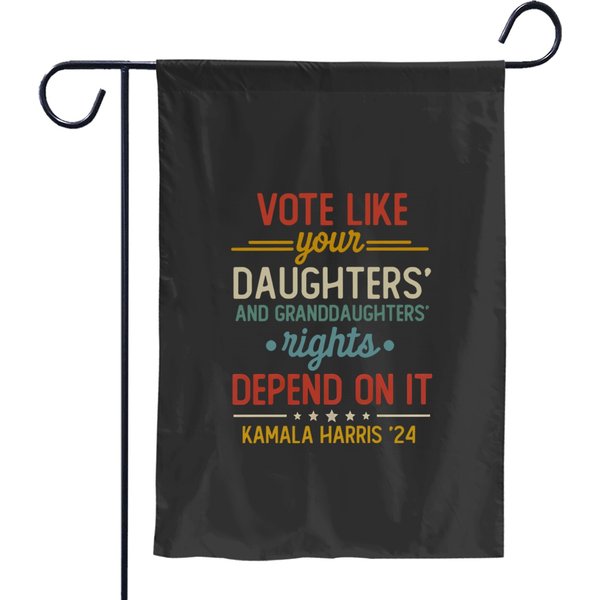 Kamala Harris For President 2024 Garden Flags-image