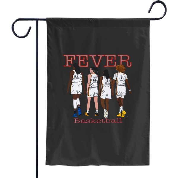 Indiana Fever Basketball Team Garden Flags Garden Flags-image