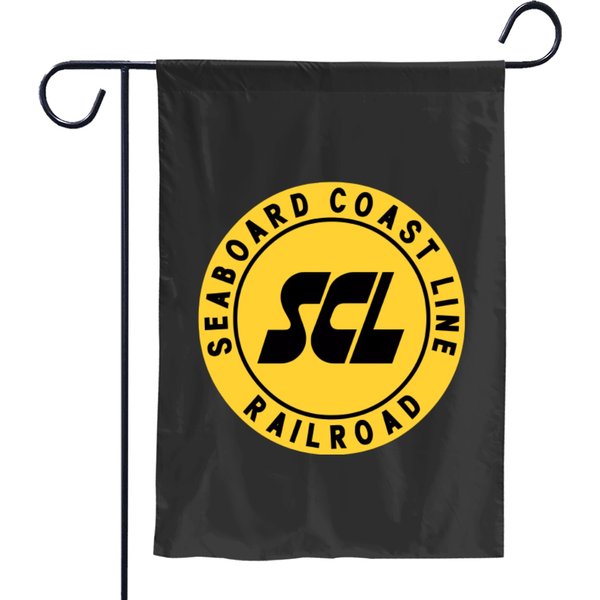 Vintage Seaboard Coast Line Railroad Sticker Garden Flags