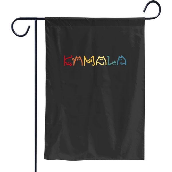 Kamala Cat Lady Garden Flags - Fun Outdoor Decor-image
