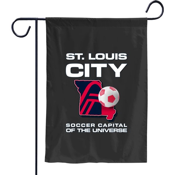 St. Louis City Capital Of Soccer Garden Flags-image
