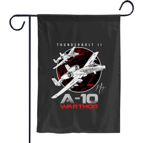 A-10 Thunderbolt Ii Warthog Subsonic Aircraft Garden Flags-image