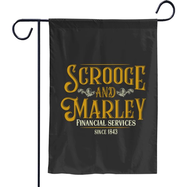Scrooge And Marley T-Shirtscrooge And Marley T-Shirt_By Jennypool_ (Copy) Garden Flags-image