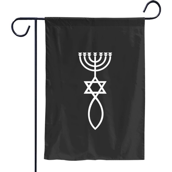 Messianic Symbol Garden Flags-image