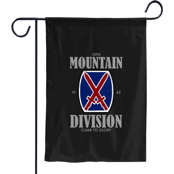 10Th Mountain Division Garden Flags-image