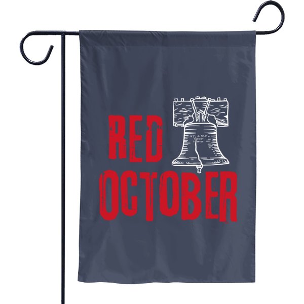 Red October Garden Flag-image