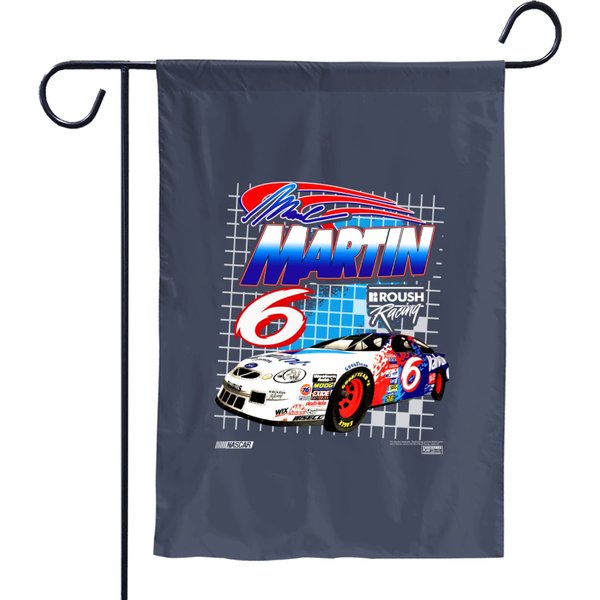 1990s Mark Martin All Over Print Racing Graphic Garden Flags