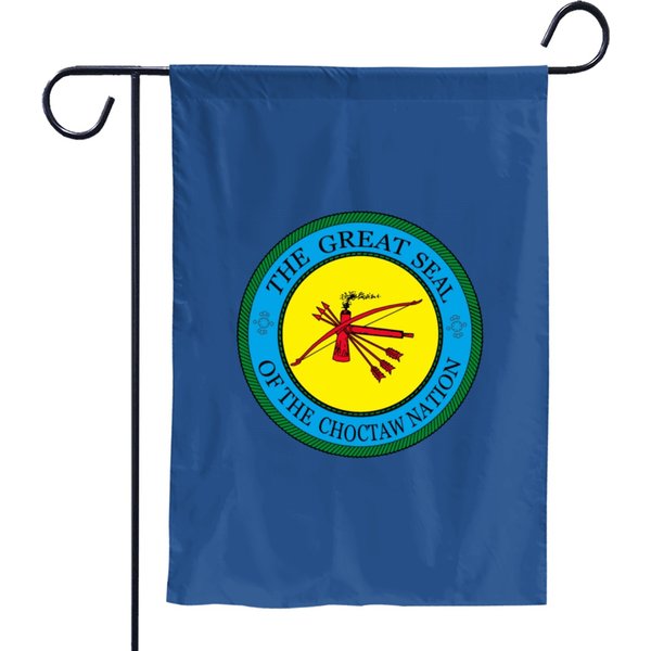 The Great Seal Of Choctaw Nation Of Oklahoma Garden Flags-image