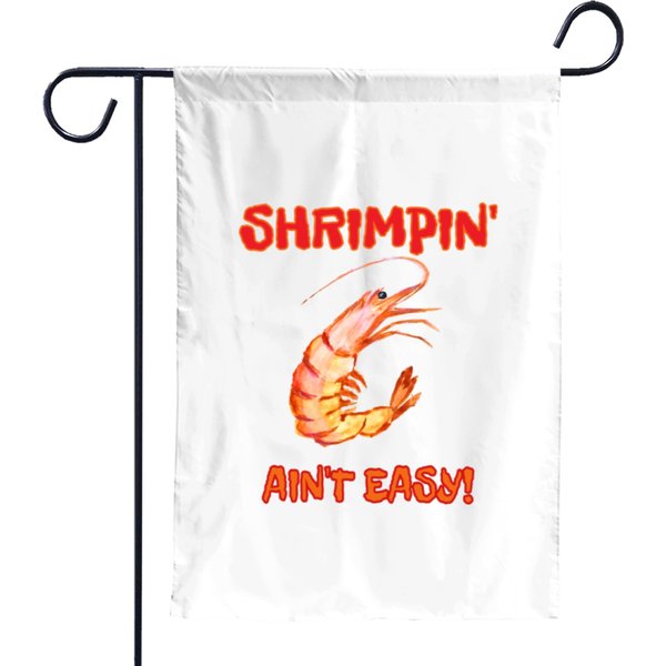 Funny Shrimp Garden Flags