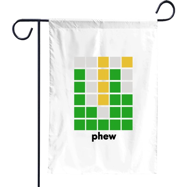 Funny Wordle Garden Flags - Sarcastic Collection-image