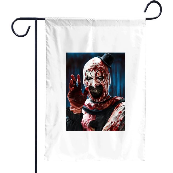 The Clown Drawing Art Classic Garden Flags-image