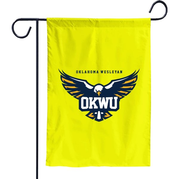 Oklahoma Wesleyan University Eagle Garden Flags