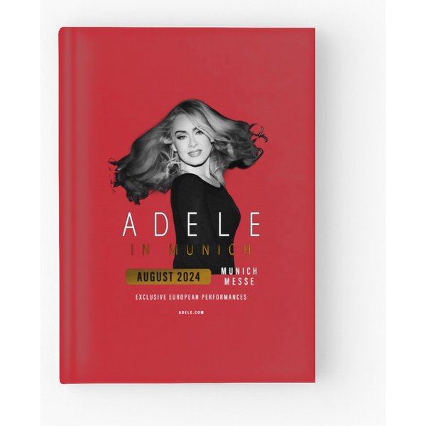 Adele Concert Hardcover Journal - Munich-image