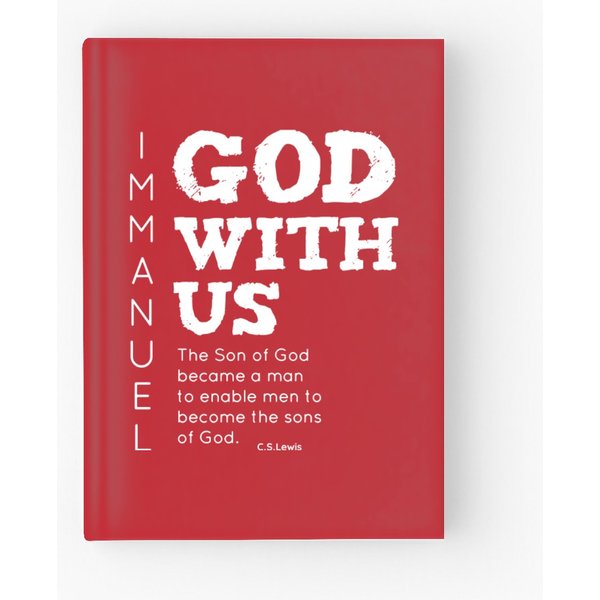 Immanuel God With Us The Real Meaning Of Christma Hardcover Journal