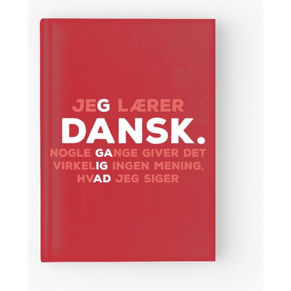 Learning Danish Hardcover Journal-image