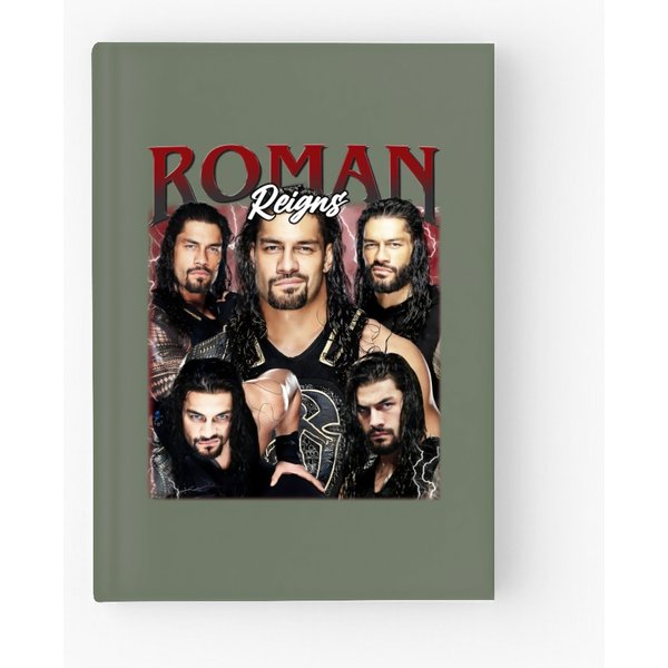 Limited Roman Reigns Vintage Hardcover Journal, Gift For Woman And Man Unisex Hardcover Journal-image