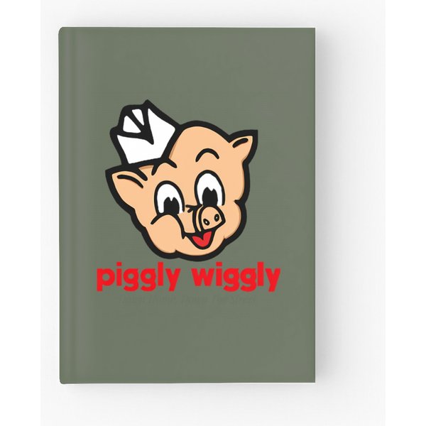Vintage Piggly WíGgly Logo Hardcover Journal-image