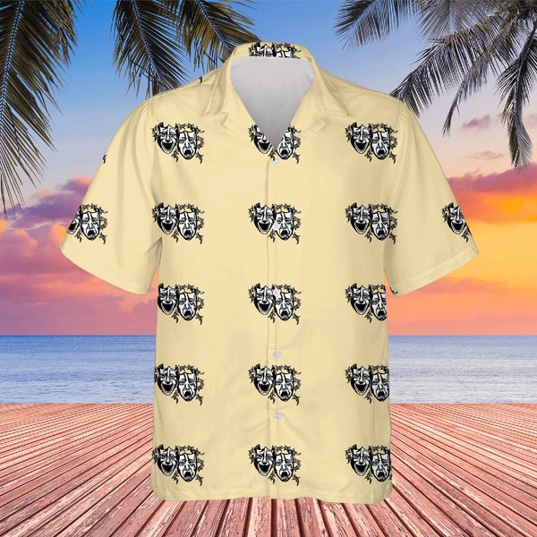 Comedy And Tragedy Theatre Masks Arctic Monkeys Hawaiians-image