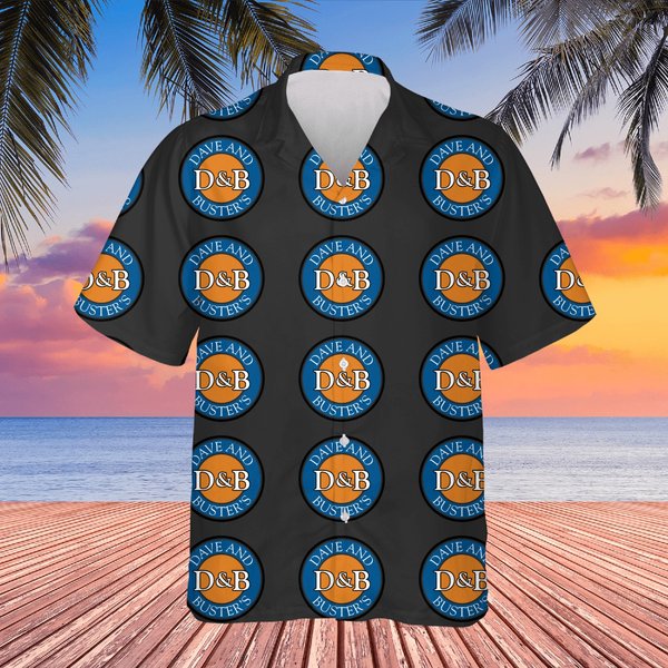D&B Dave And Buster's Restaurant Logo Hawaiians-image