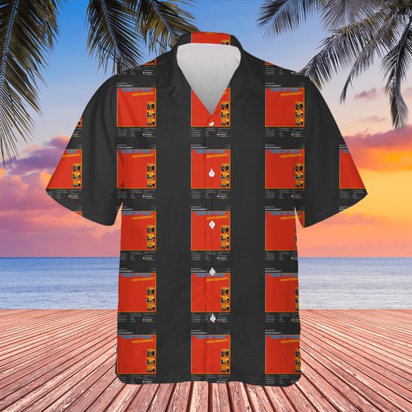 388 Gang Of Four - Entertainment Tracklist Album T-Shirt Hawaiians-image