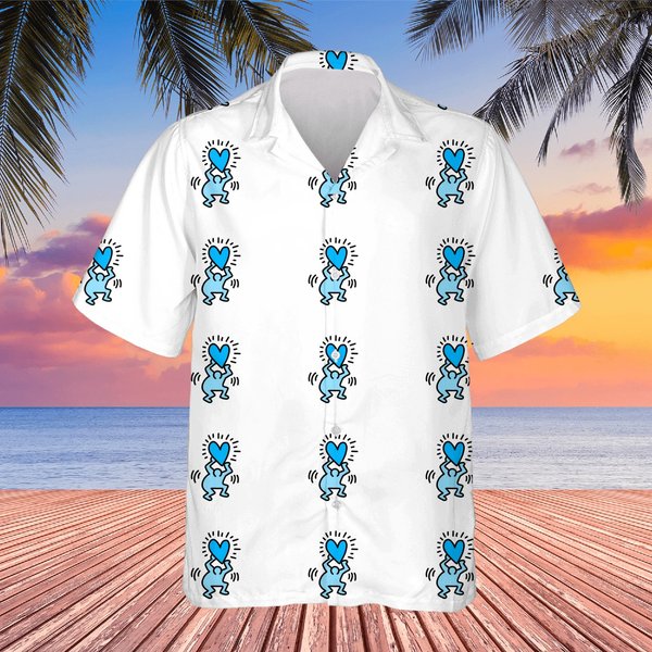 Keith Haring Blue Heart Hawaiians-image