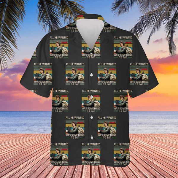 All He Wanted Was Something To Eat Vintage Hawaiians Rambo Inspired Movie Hawaiians-image