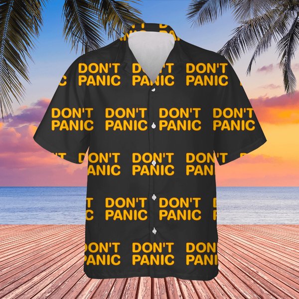 Don't Panic (Hitchhikers Guide To The Galaxy) Hawaiians-image