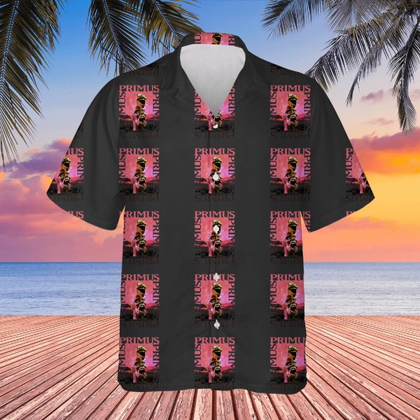 Vintage 1990 Primus Frizzle Fry Hawaiian Shirts-image