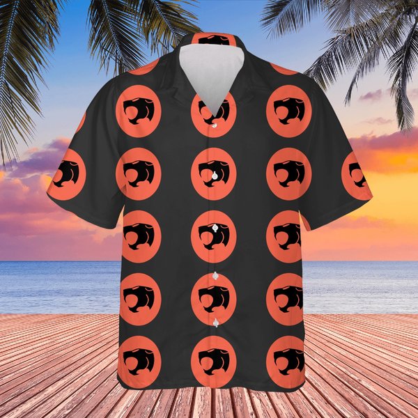 Thundercats Classic Cartoon Logo Adult Hawaiians-image