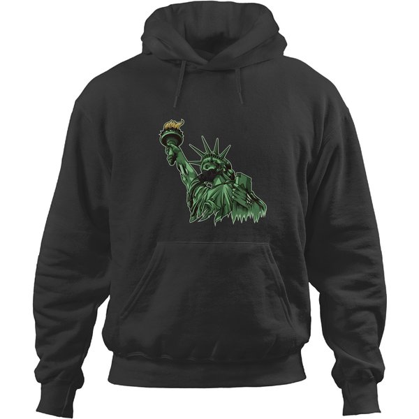 Rotting Statue Of Liberty Government Hoodies-image