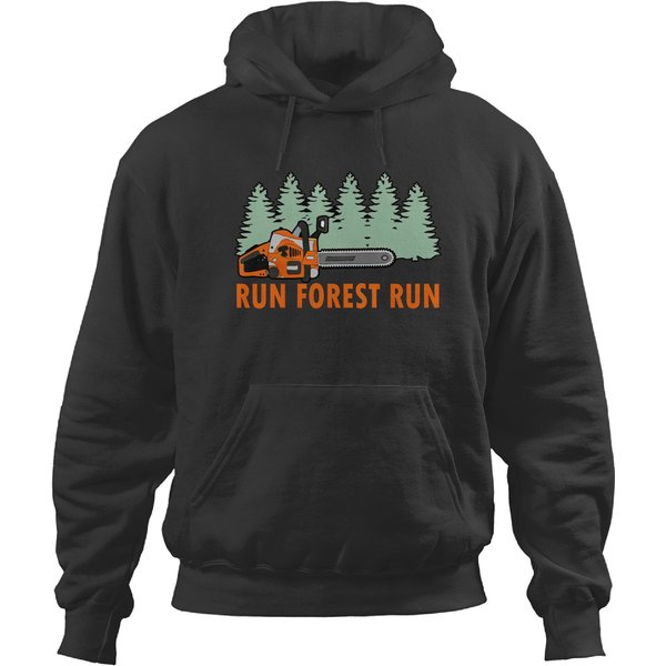 Chainsaw Run Forest Hoodies-image