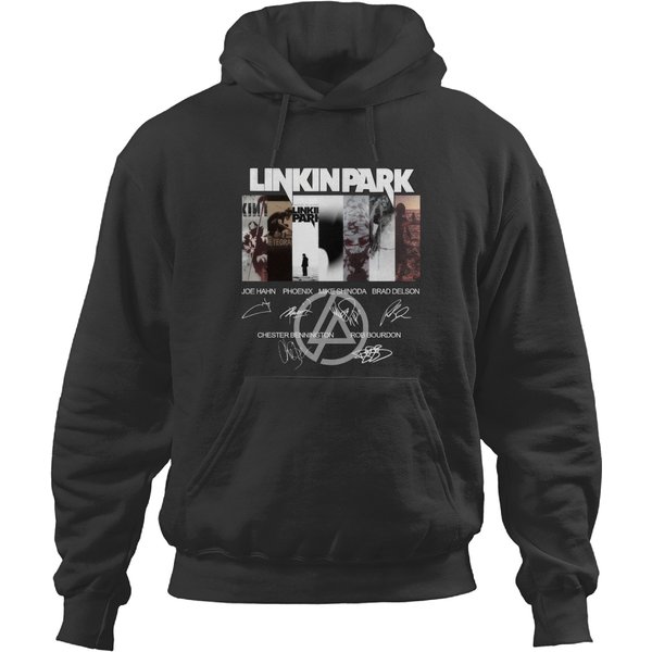 Linkin Parks Logo Rock Band Signature Tshirt Hoodies-image