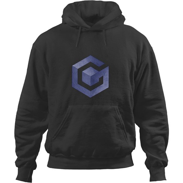 Gaming Gamecube Denim Logo Hoodies