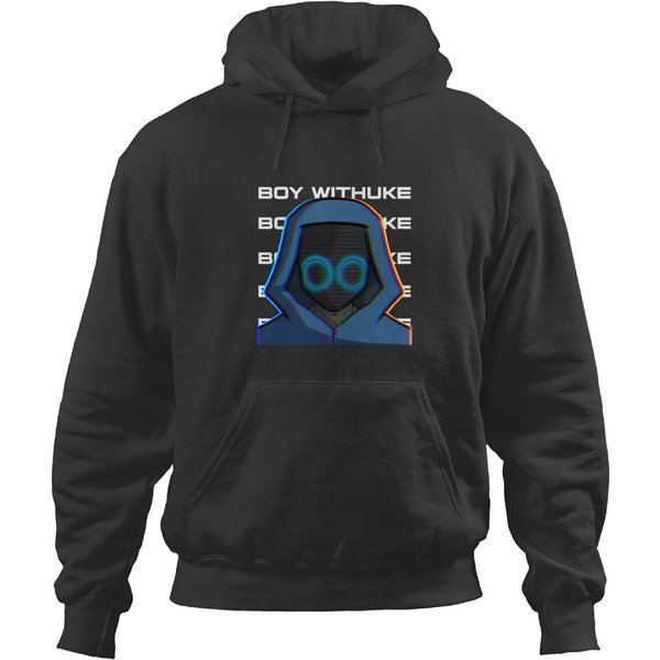 Boywithuke Portrait And Text Boywithuke Merch Men Women Shirt Boy Girl Young Shirt Hoodie Sticker Hoodies-image