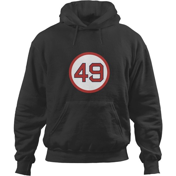 Tim Wakefield 49 Jersey Number (2) 6+4+3=2 Boston Hoodies-image