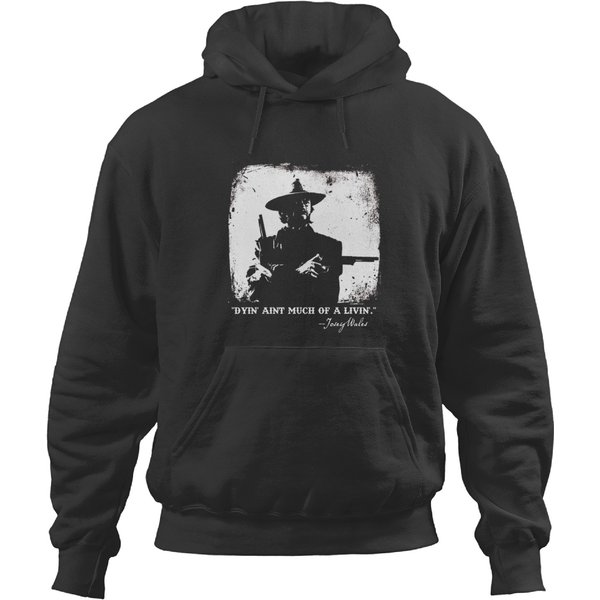 The Outlaw Josey Wales Blue Hoodies-image