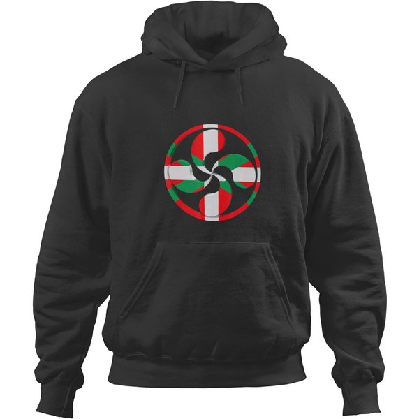 Lauburu Basque Country Cross Ikurrina Euskal Herria Eu Spain Hoodies-image