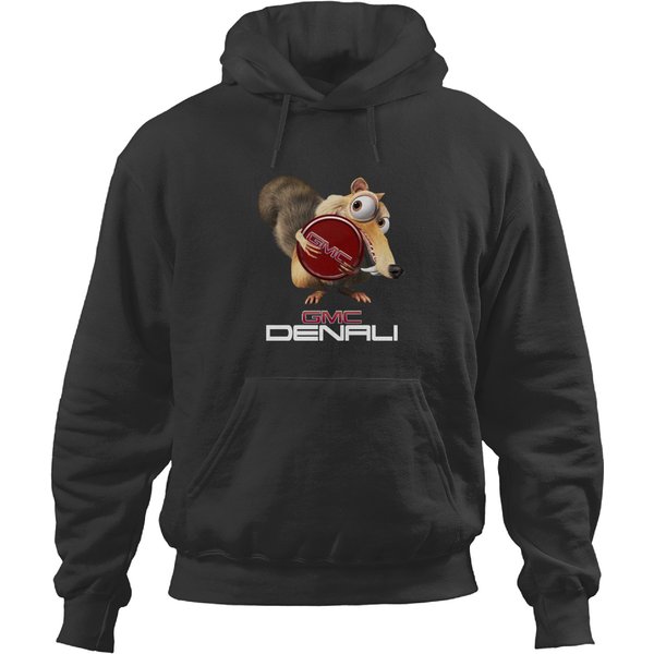 Scrat Hugs The Gmc Denali Logo. Hoodies-image