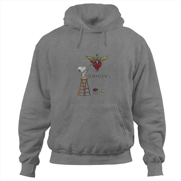 Snoopy Bon-Jovi Fan Hoodies-image