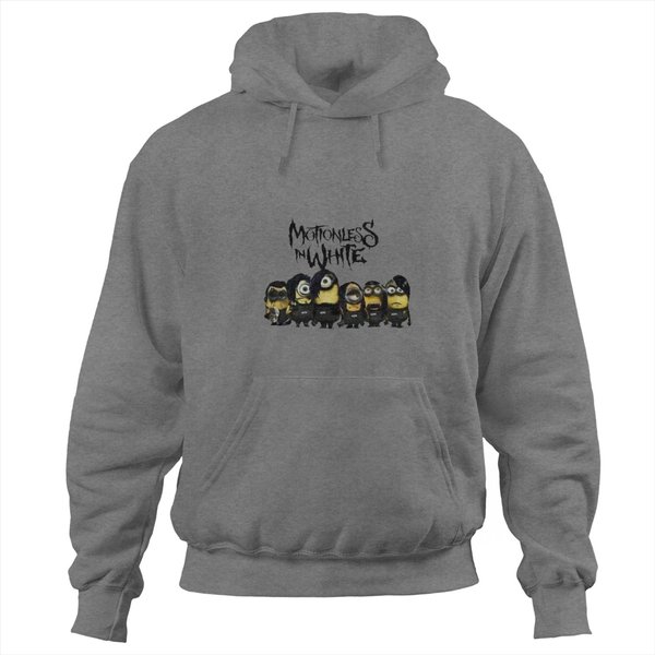 Motionless In White Minions Motionless In White Band Logo Hoodies-image
