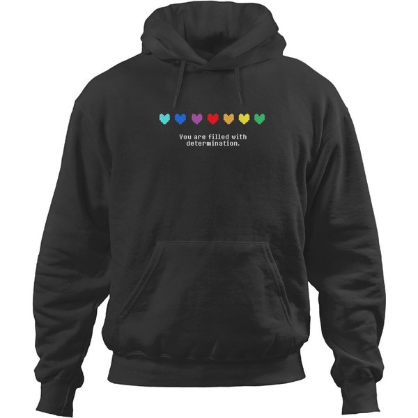 Undertale - Determination Hearts - Undertale - Hoodies