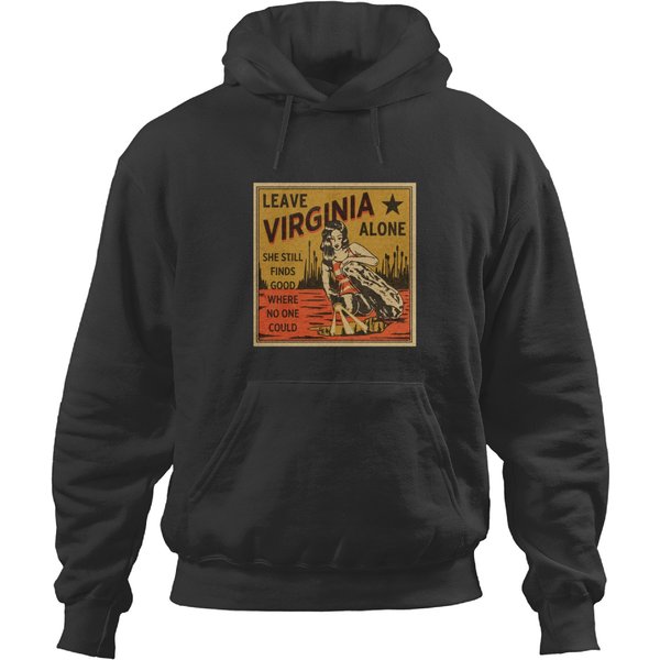 Vintage Tom-Petty-Leave-Virginia-Alone Logo Hoodies | Active Hoodies-image
